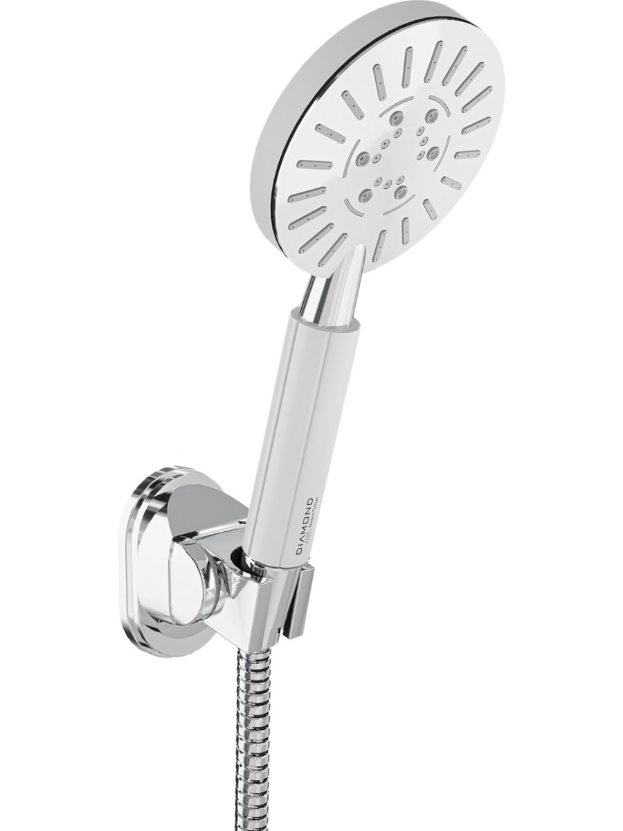 ENSEMBLE MAIN DOUCHETTE-BLANC-CHROME-