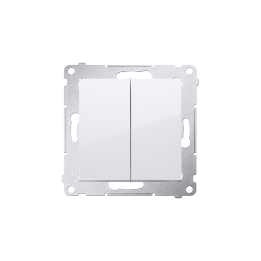 Double chargeur USB 2,1 A 5V DC 230 V Blanc Simon 54