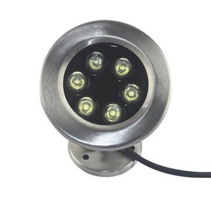 MINI PROJECTEUR FONTAINE RGB COULEUR 6W  LED 12V DIAM 130