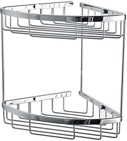 ETAGÈRE DE DOUCHE D'ANGLE DOUBLE