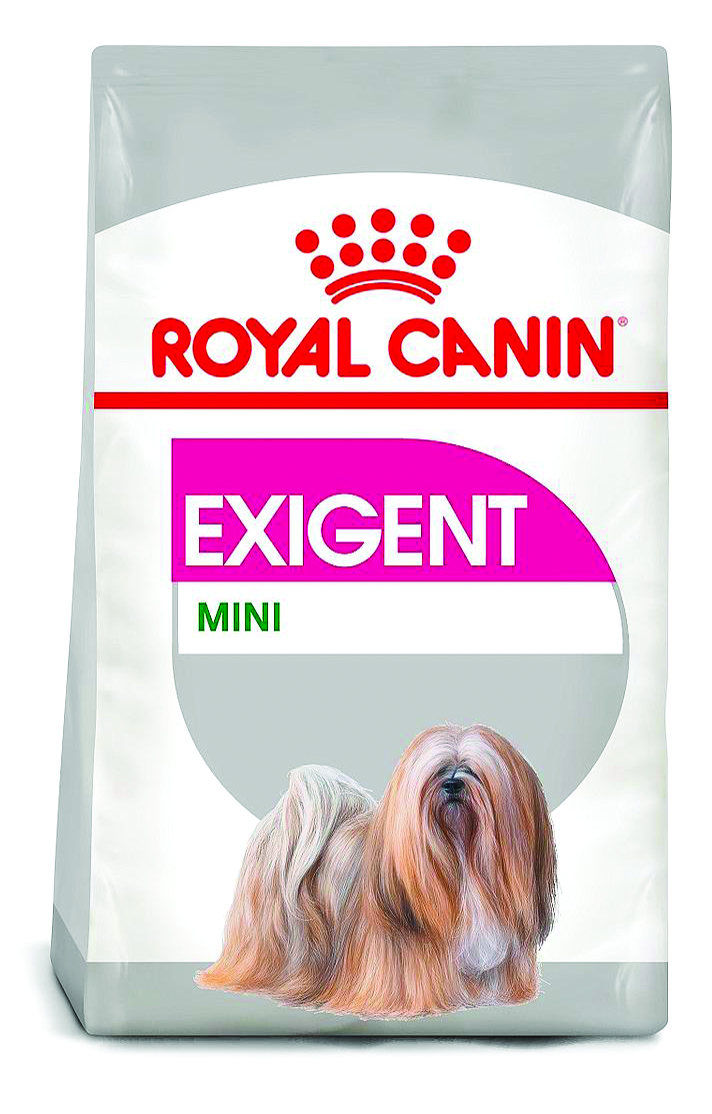 CROQUETTES POUR CHIENS MINI EXIGENT ALIMENT SEC 3kg