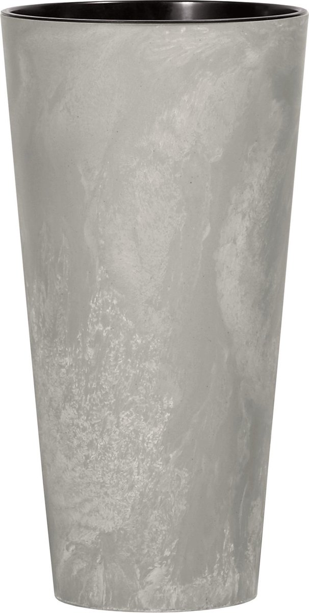 POT DE FLEUR TUBUS SLIM EFFET CORTEN 250 MM