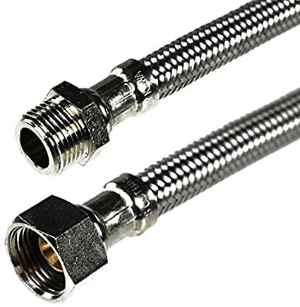 FLEXIBLE INOX  3/8MX1/2F 50CM LL8001A