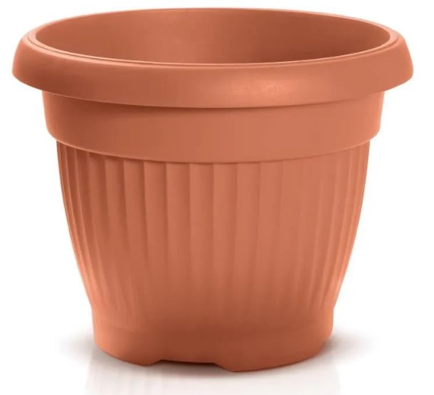 POT DE FLEUR CLASSIC TERRA ROND DIAM 30CM TERRACOTTA/DCE30-R624