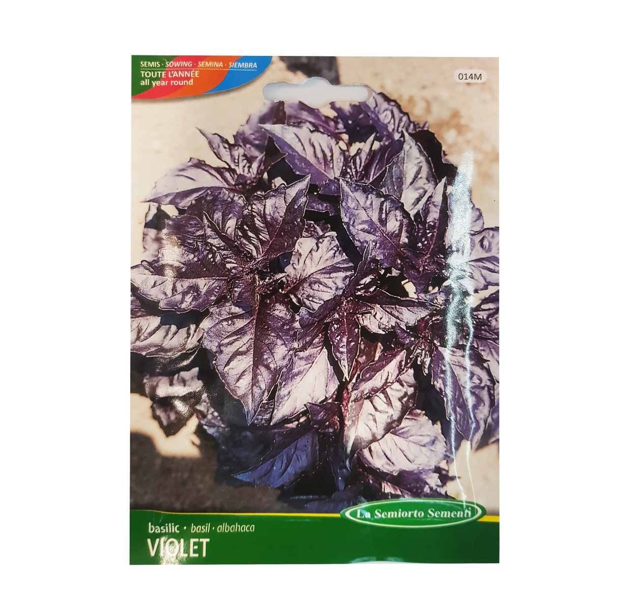 BASILIC VIOLETTO(VIOLET) EN 5 GR  ART 014-MAXIFLOR