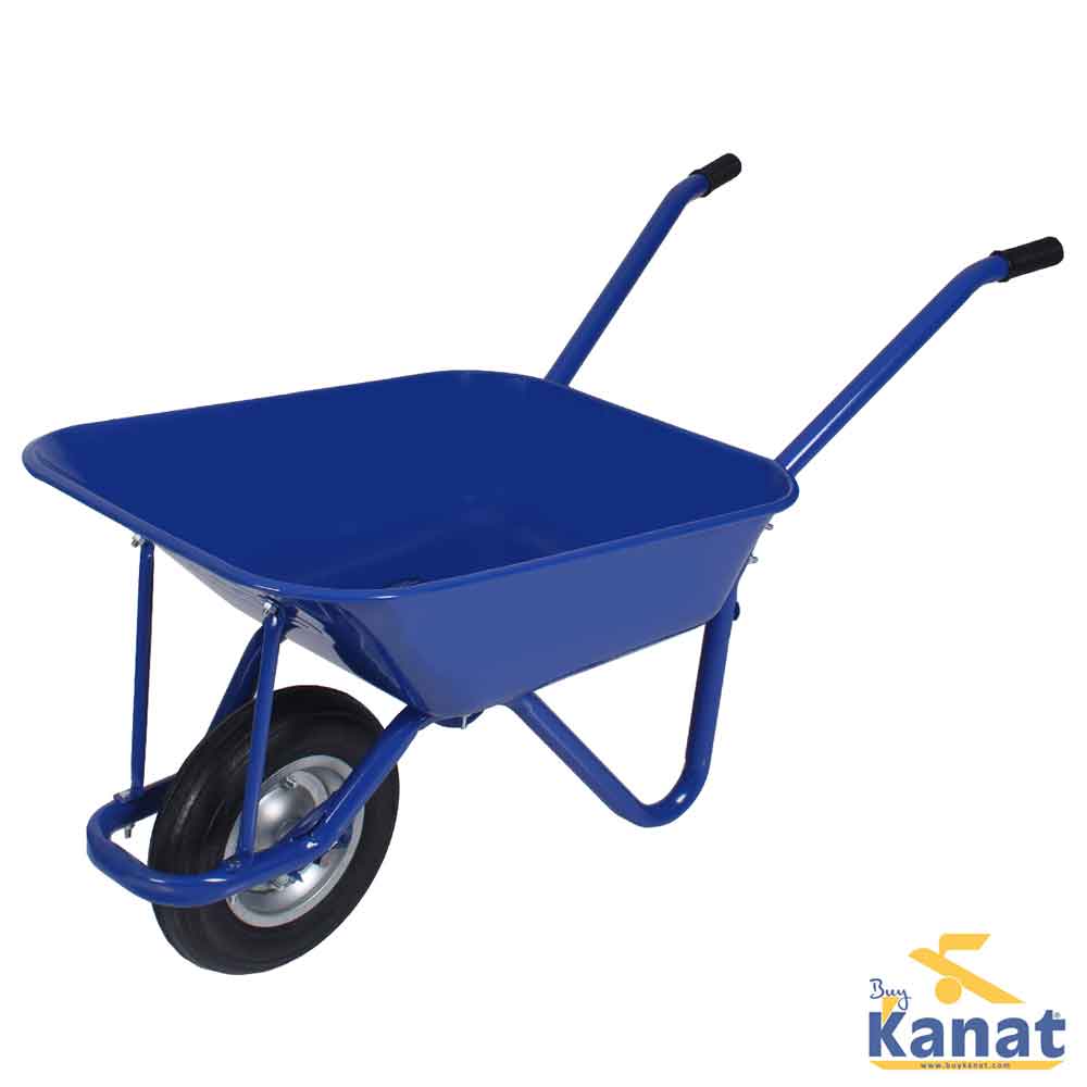 BROUETTE BLEUE ADALI 80L CHARGE  150KG AVEC ROUE PLEINE
