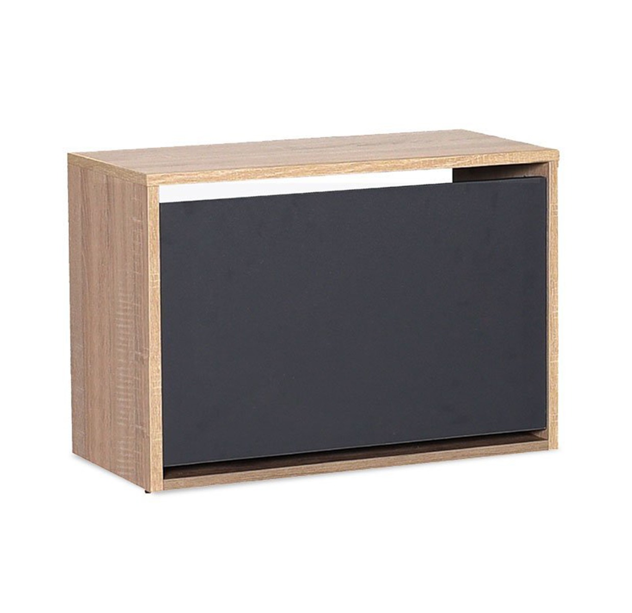 MEUBLE DE CHAUSS 1 SECTION CHENE SONOM-GRIS 60X42X30CM8697001024696
