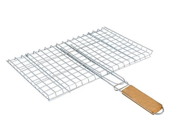 GRILLE BQ HOUSE  AVCE MANCHE EN BOIS 25*35 UYAN-5009