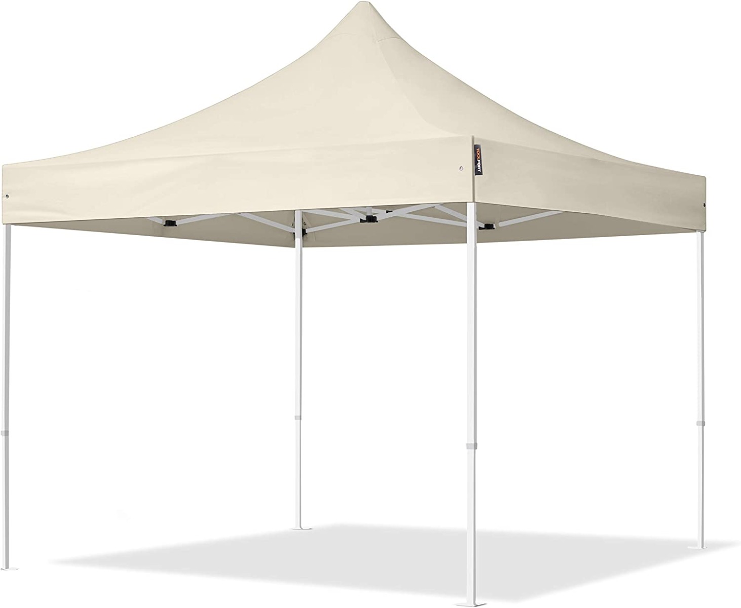 CHAPITEAU 3X3M - ARMATURE ACIER 25X25 MM- BEIGE - 4001221013455