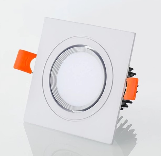 SPOT MR16 PLAST LUK CARRE BLANC