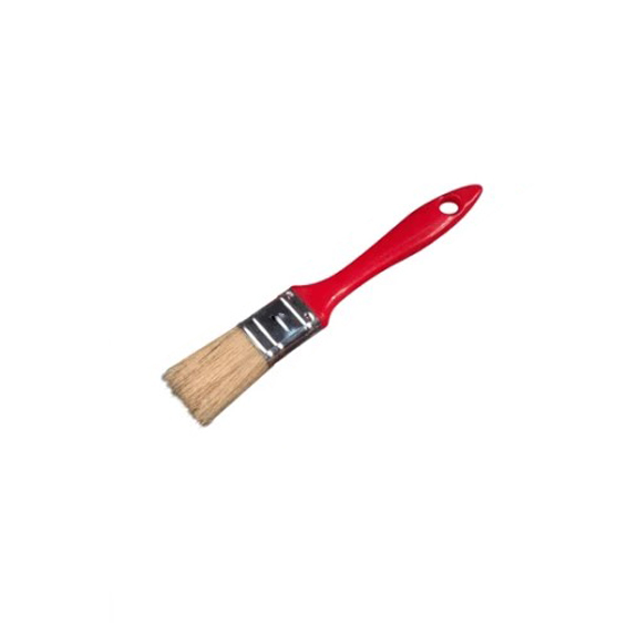 PINCEAU PLAT  A BASE HUILE  MANCHE POLYPRO SOIES NATURELLE DIM 40X14X51MM PAINTE