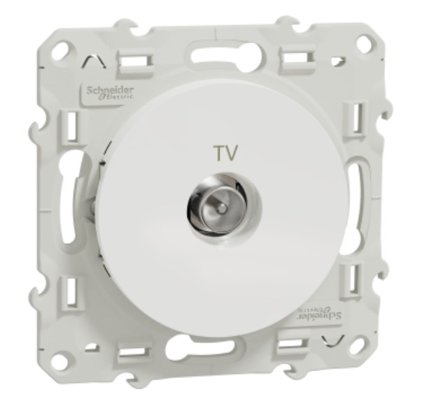 PRISE TV SIMPLE. ODACE BLANC