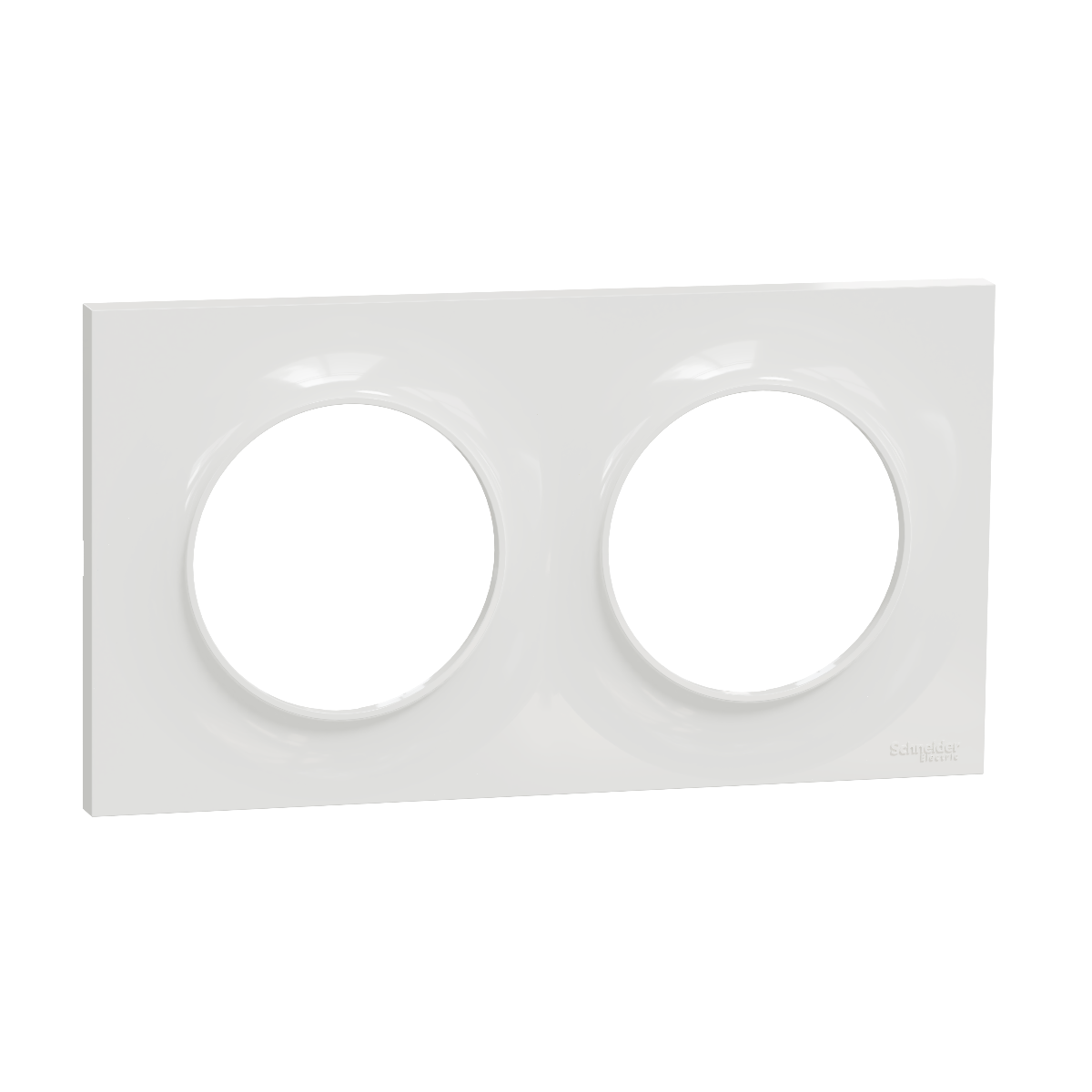 PLAQUE ODACE STYL BLANC 2 POSTES