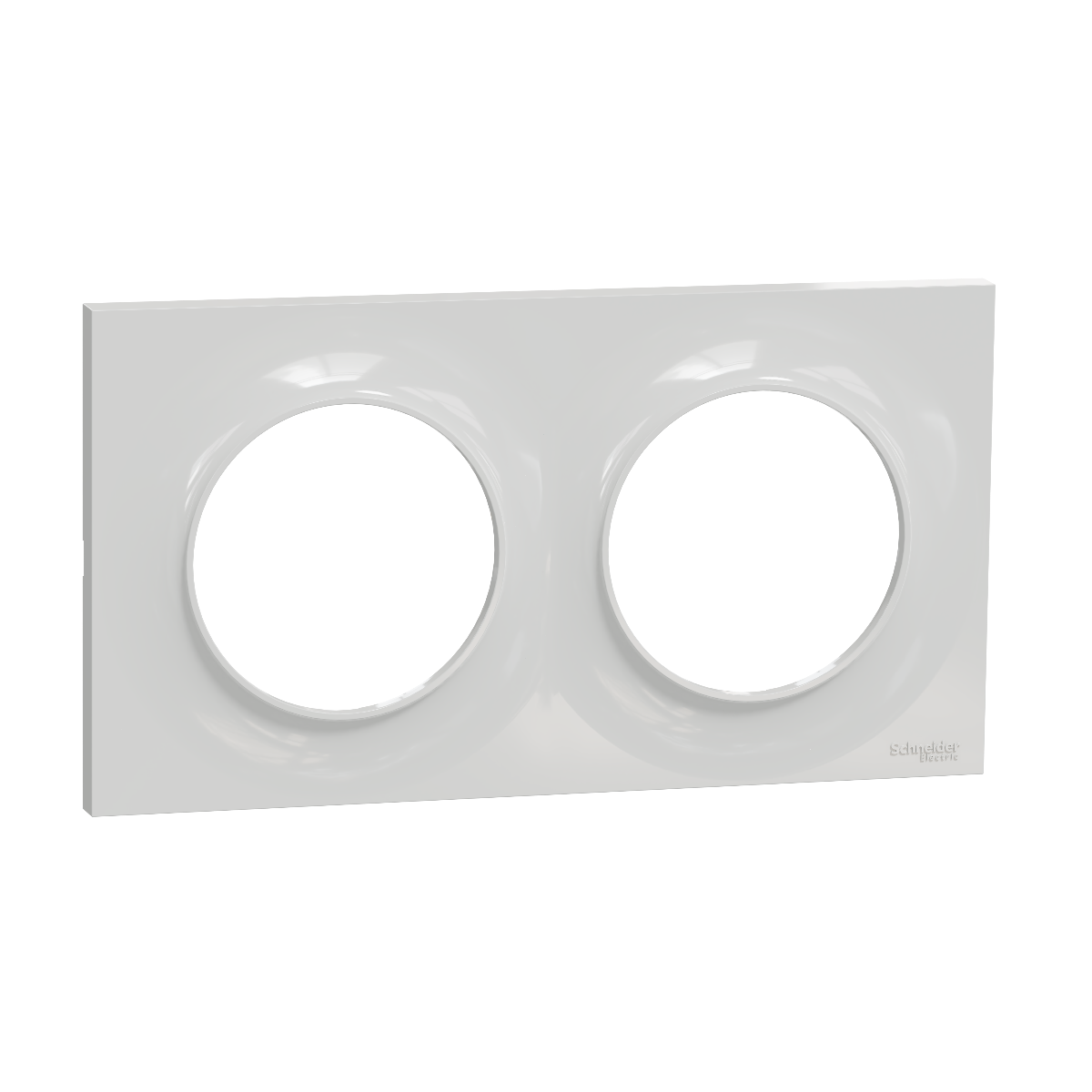 PLAQUE ODACE STYL GRIS 2 POSTES