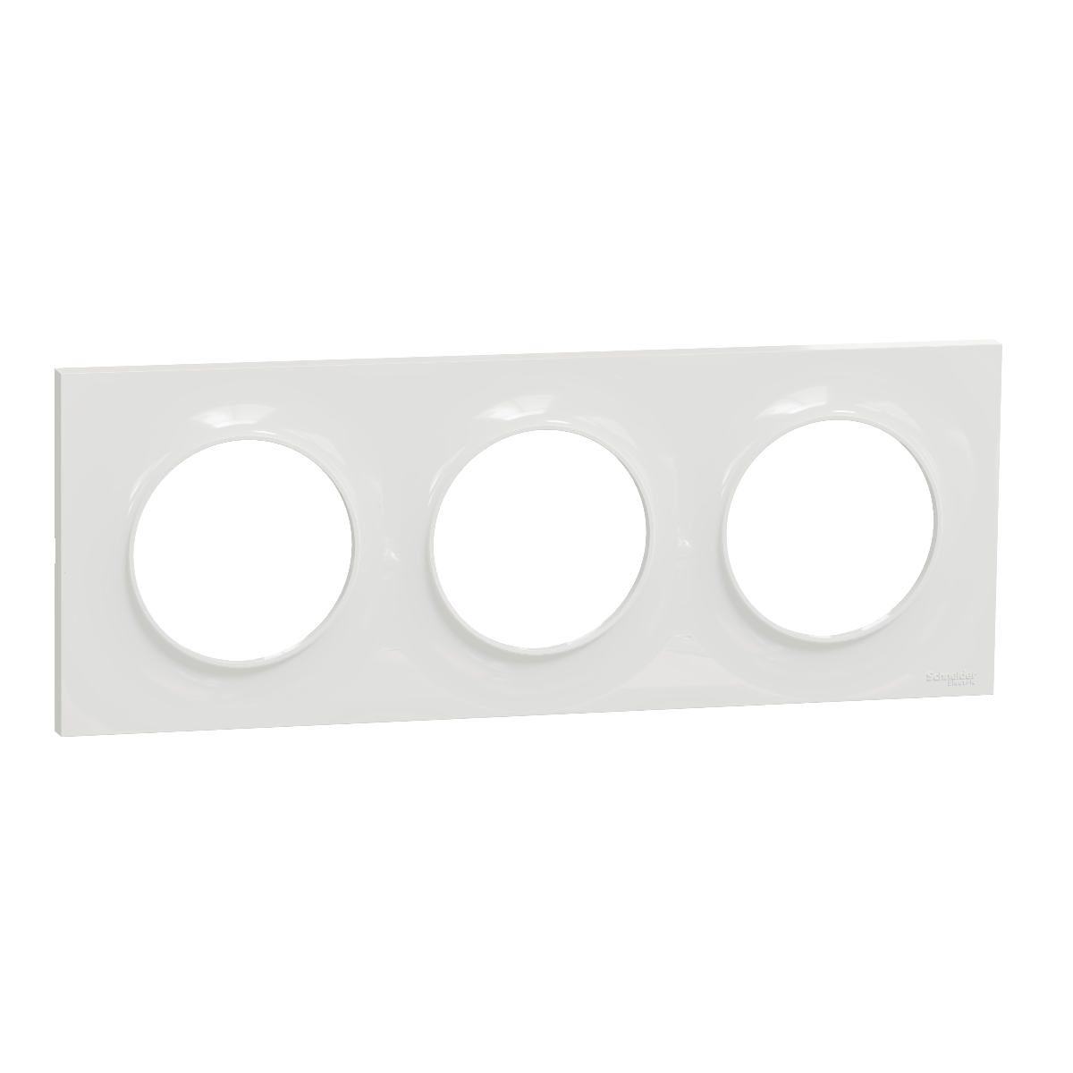 PLAQUE ODACE STYL BLANC 3 POSTES