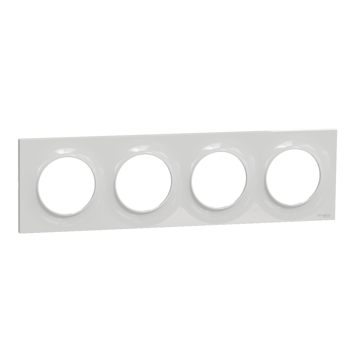 PLAQUE ODACE STYL GRIS 4 POSTES
