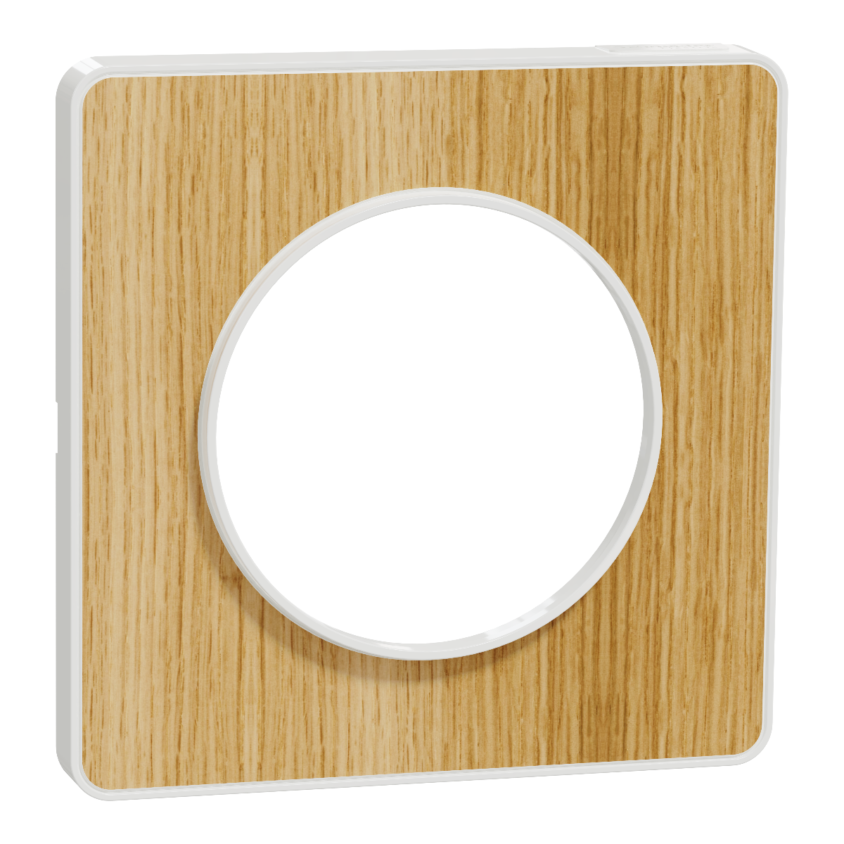 PLAQUE ODACE TOUCH BOIS NATUREL AVEC LISER