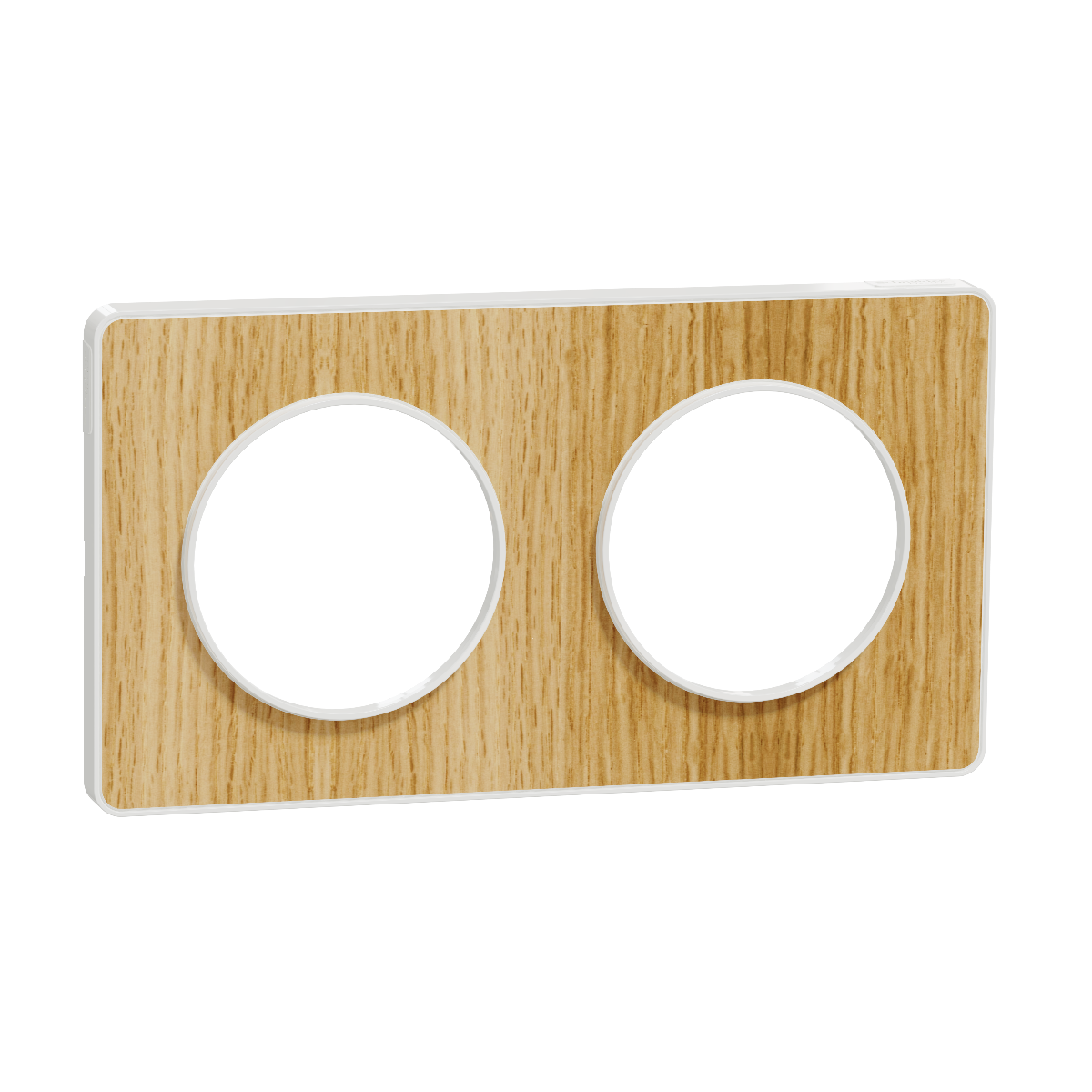 PLAQUE ODACE TOUCH BOIS NATUREL AVEC LISER