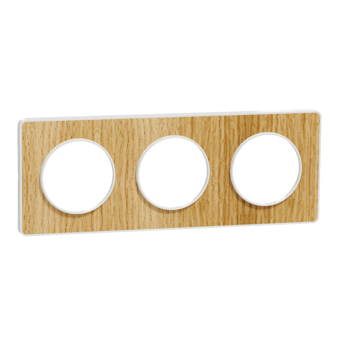 PLAQUE ODACE TOUCH BOIS NATUREL AVEC LISER