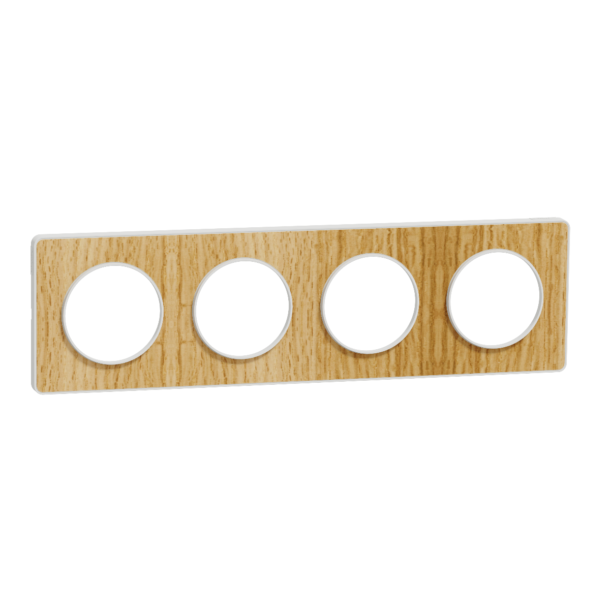 PLAQUE ODACE TOUCH BOIS NATUREL AVEC LISER
