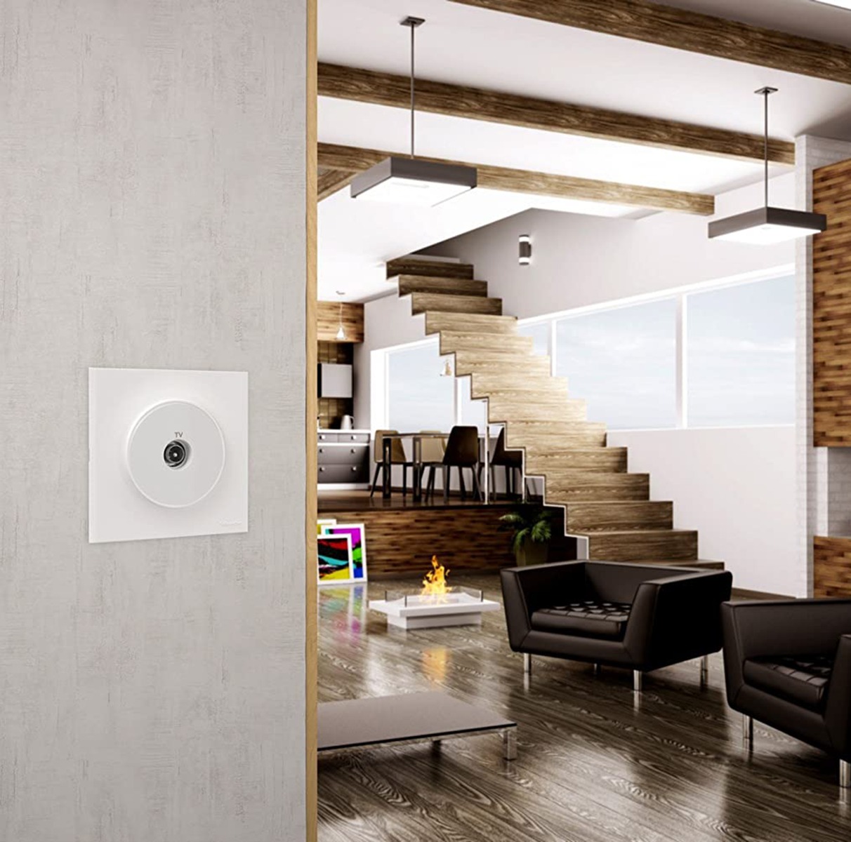 PRISE TV SIMPLE. ODACE GRIS