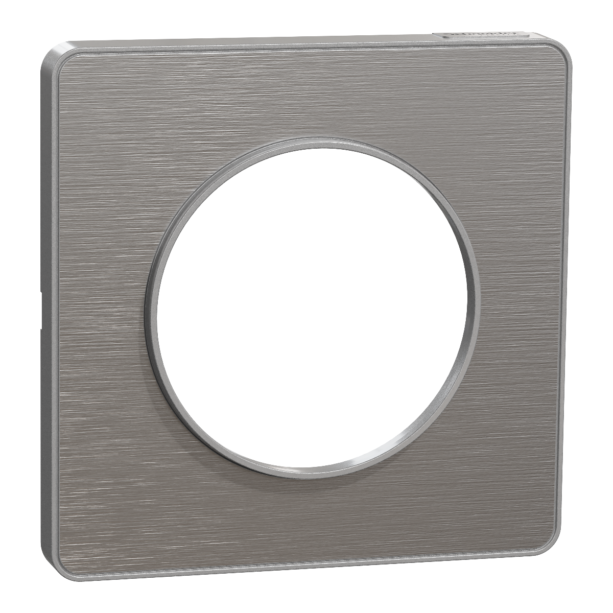 PLAQUE ODACE TOUCH ALUMINIUM BROSS
