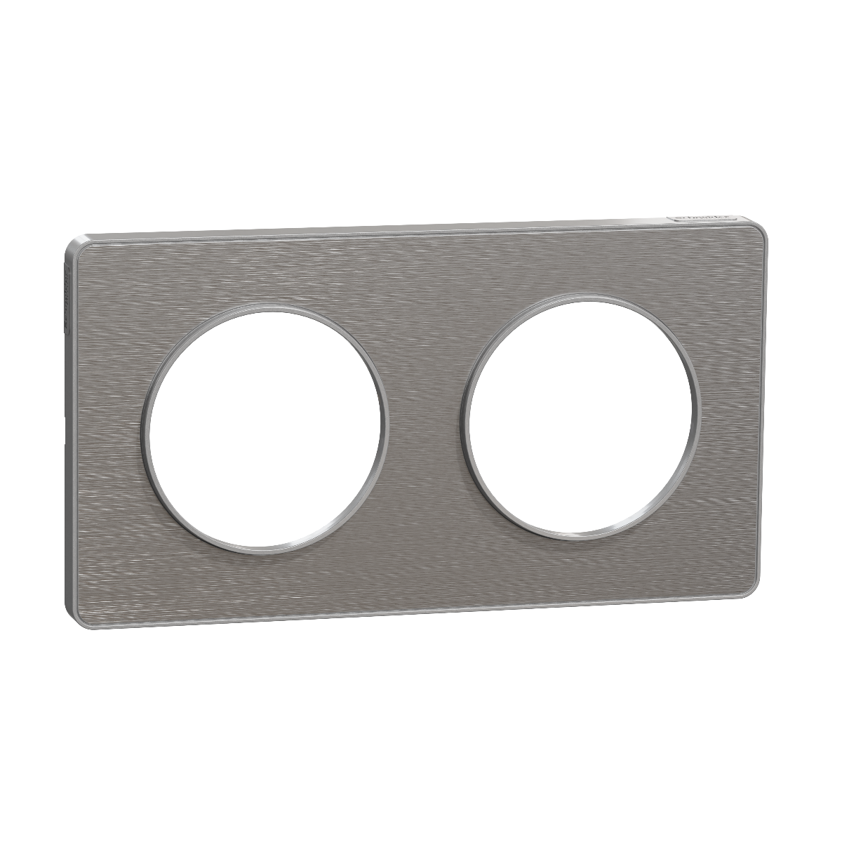PLAQUE ODACE TOUCH ALUMINIUM BROSS