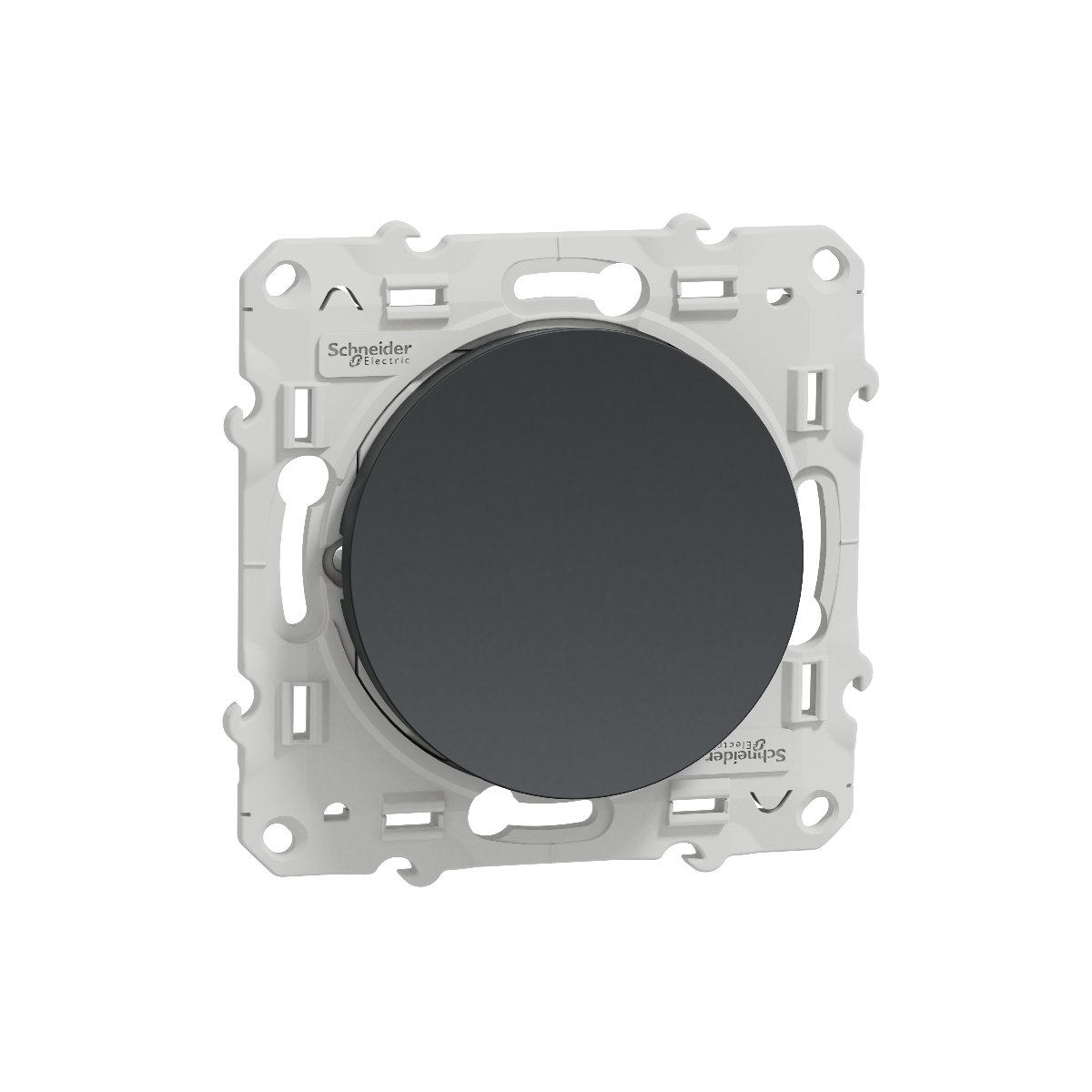 INTERRUPTEUR PERMUTATEUR 10A. ODACE NOIR ANTHRACITE