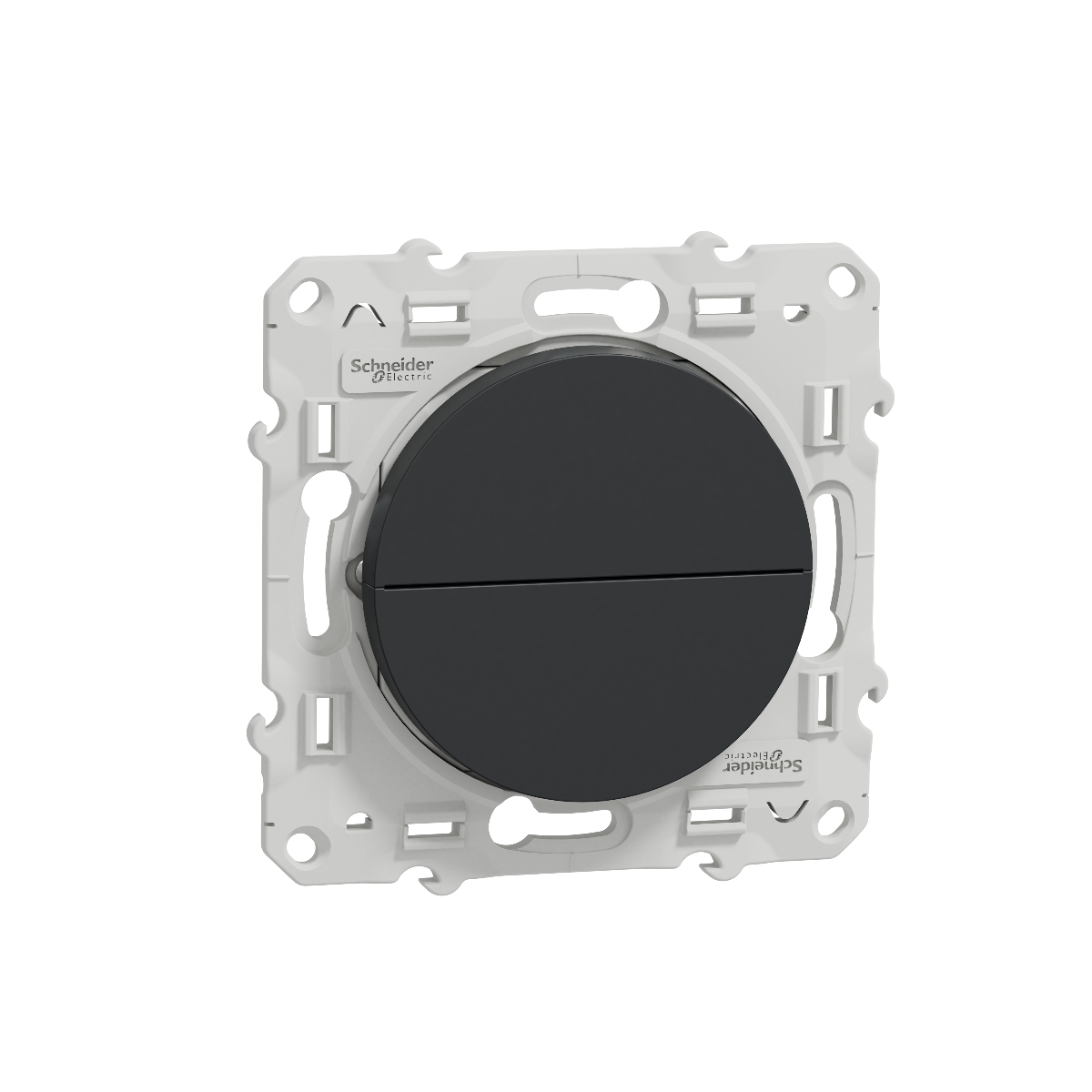 BOUTON POUSSOIR VOLET ROULANT 3 POSITIONS. ODACE NOIR ANTHRACITE