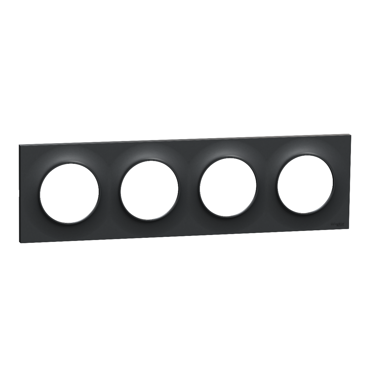 Odace Touch, Plaque Anthracite 2 Postes Horiz. Ou Vert. Entraxe 71mm S540804 3606480707490 - View #12