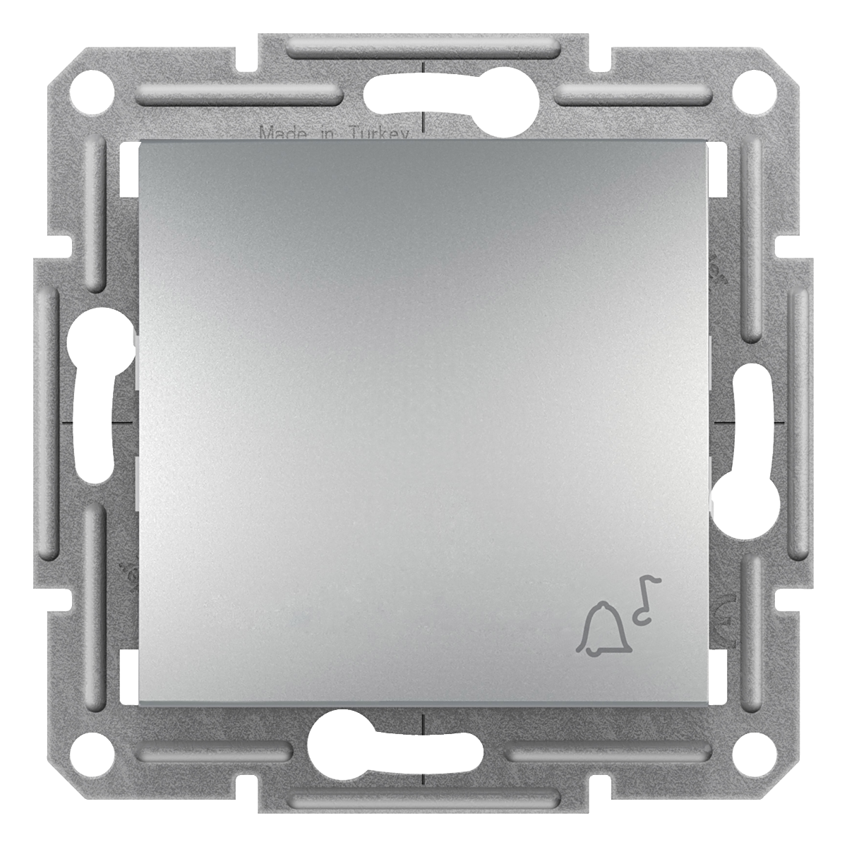 BOUTON POUSSOIR SONNETTE ASFORA ALUMINIUM