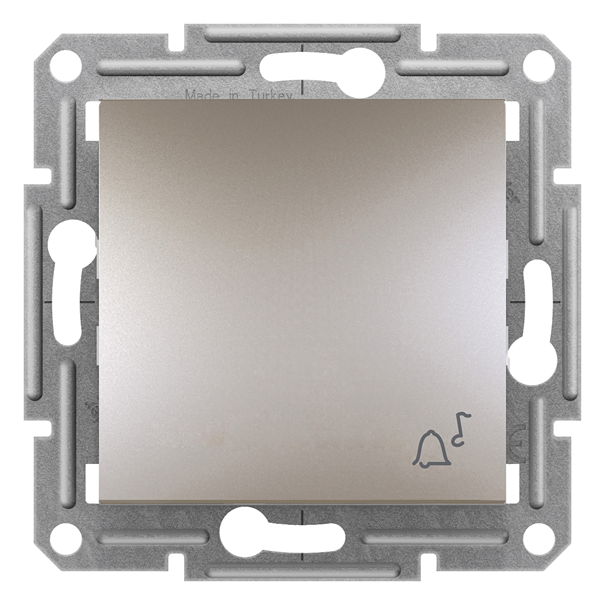 BOUTON POUSSOIR SONNETTE ASFORA BRONZE