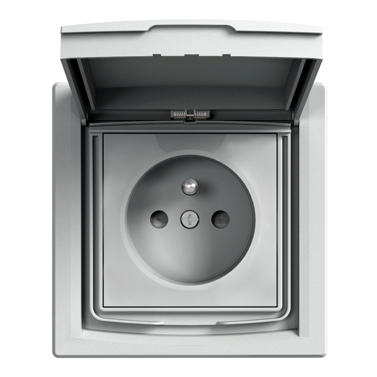 Lot De 2 Prises électriques 2P+T 10/16A 250V Blanches ARNOULD 1001 - Occasion Bon état