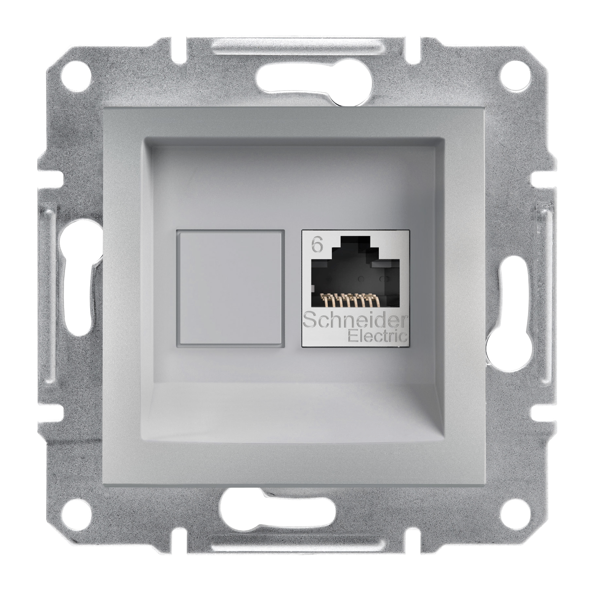 PRISE INFORMATIQUE RJ45 CAT.6 UTP. ASFORA ALUMINIUM