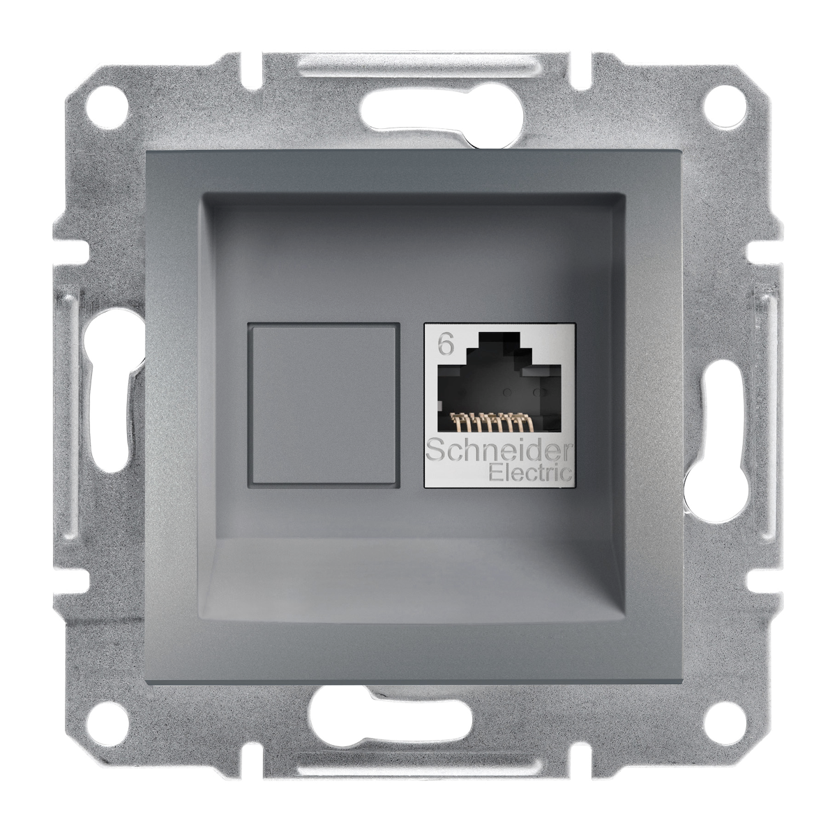 PRISE INFORMATIQUE RJ45 CAT.6 UTP. ASFORA ACIER