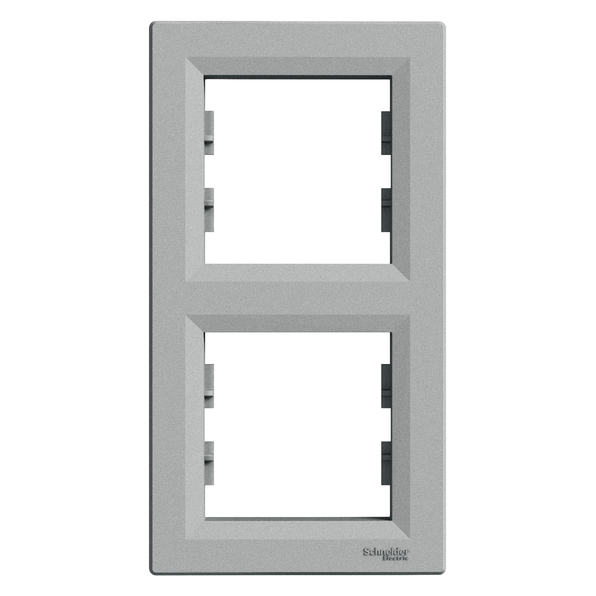 PLAQUE 2 POSTES VERTICAL. ASFORA ALUMINIUM