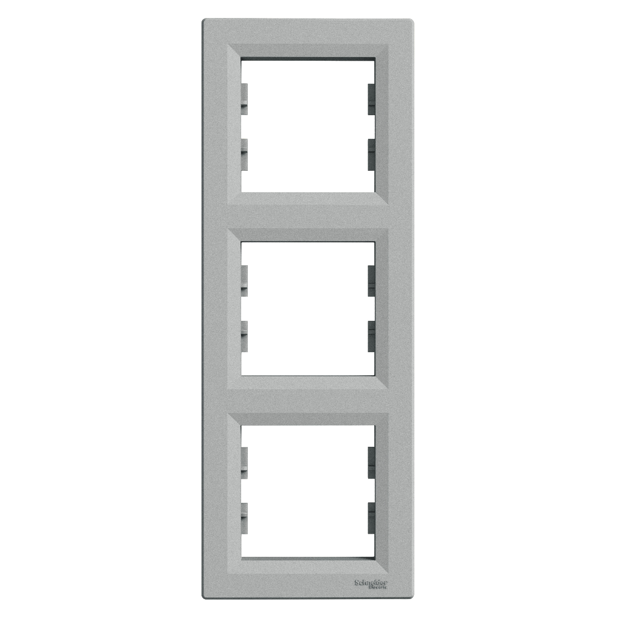 PLAQUE 3 POSTES VERTICAL. ASFORA ALUMINIUM