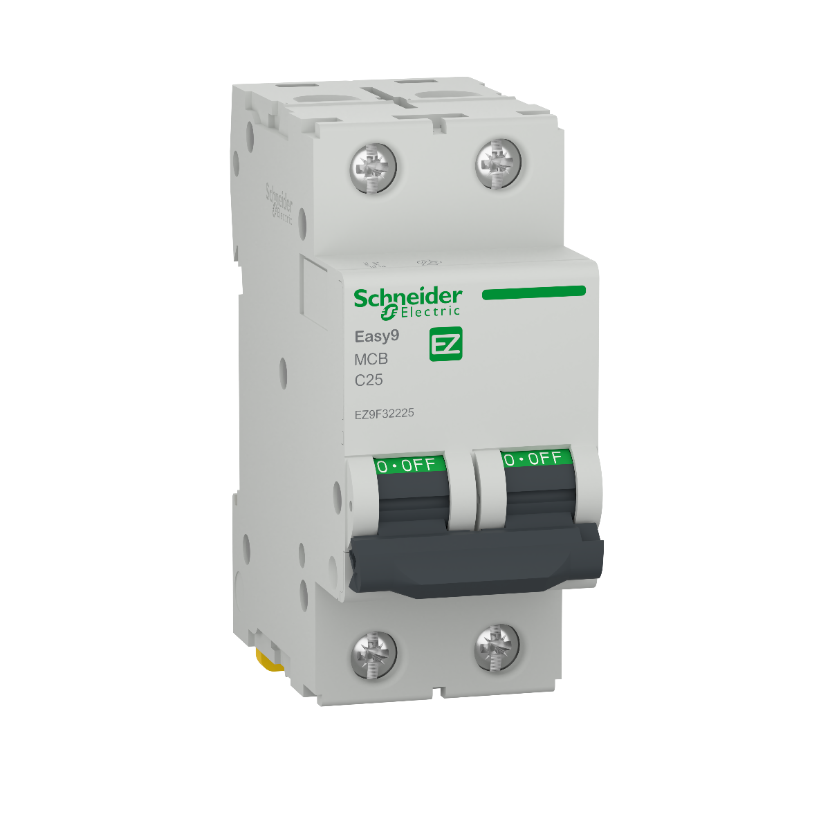 DISJONCTEUR MODULAIRE EASY9 2P. 25A COURBE C 4500A