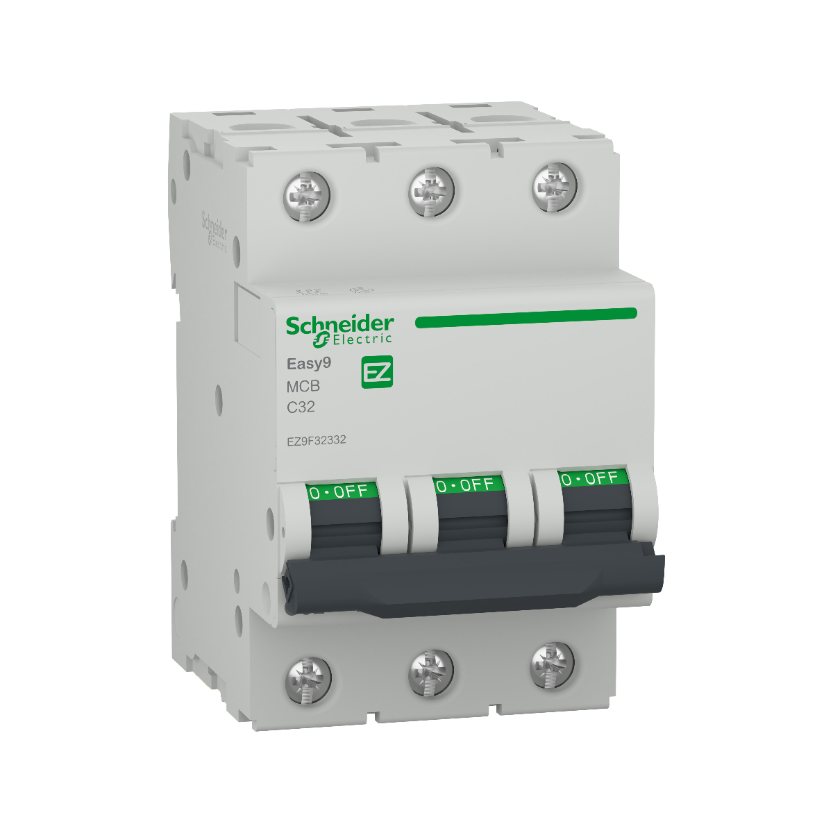 DISJONCTEUR MODULAIRE EASY9 3P. 32A COURBE C 4500A