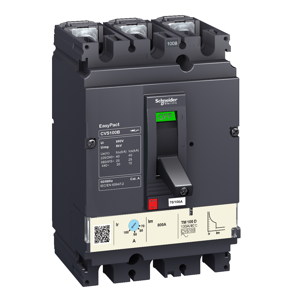 DISJONCTEUR EASYPACT CVS100B. 25KA