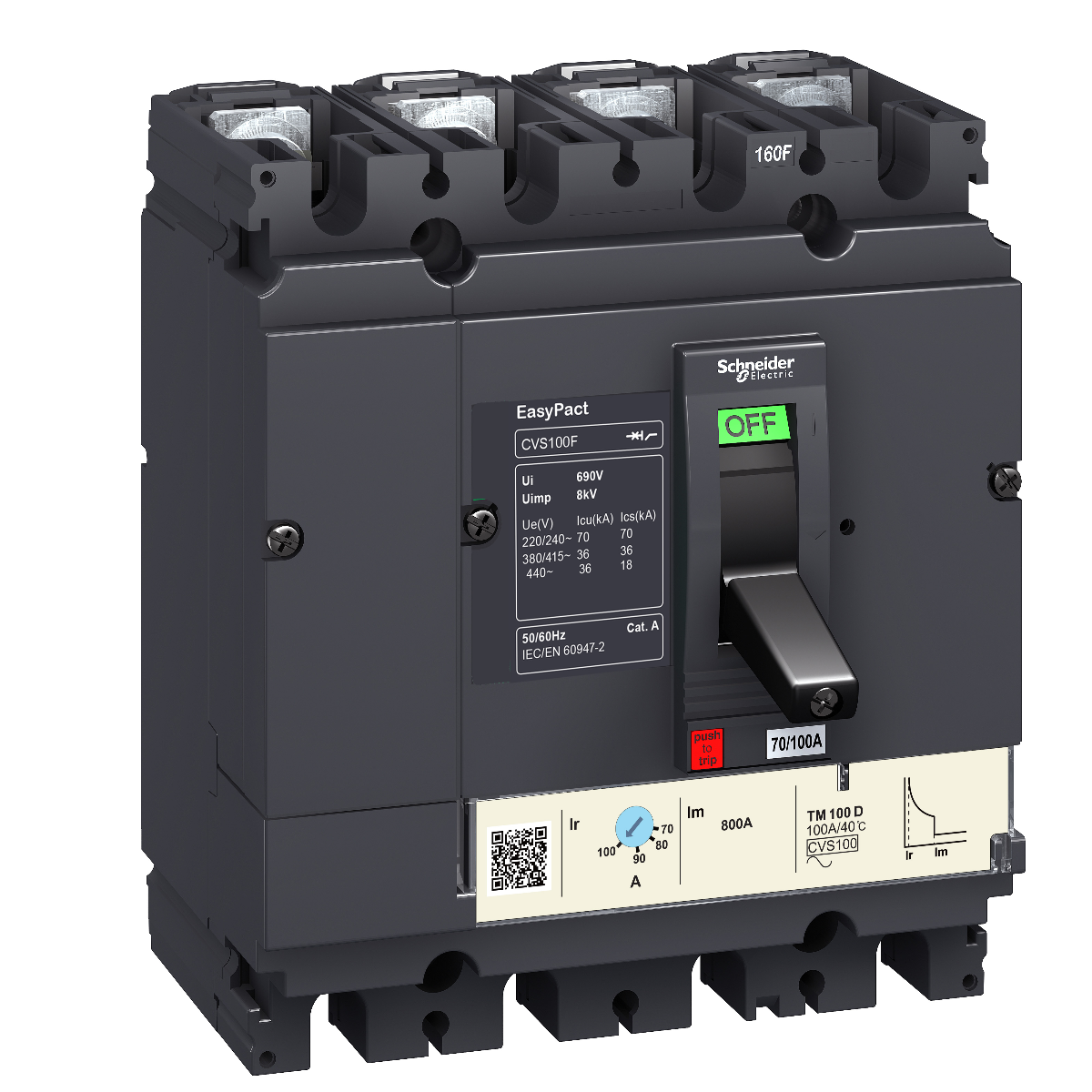 DISJONCTEUR EASYPACT CVS160B. 25KA