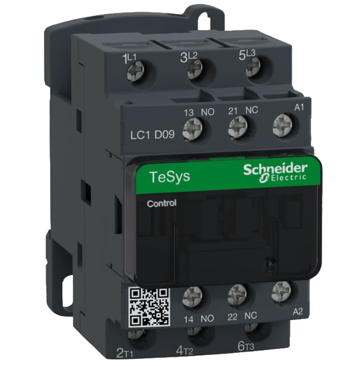 CONTACTEUR TESYS LC1D. 3P AC3 440VAC. 9A BOBINE 220VAC