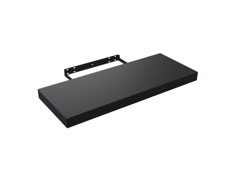 TABLETTE EN BOIS FIXATION INVISIBLE 300X235X38MM NOIR/15735