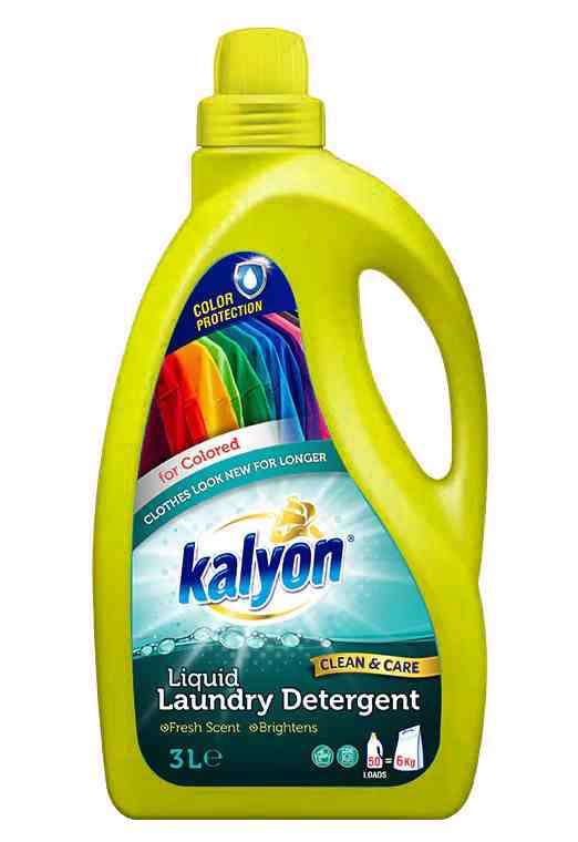 DETERGENT LIQUIDE MATIC KALYON 3 L REF BW JAUNE