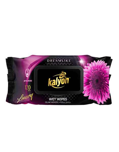 LINGETTE DE LUXE HUGVA 120 PCS DREAM NOIR/ROSE