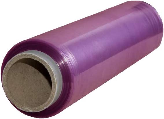 Film étirable alimentaire violet recharge 300 mètres x 0.45 (4 pièces)