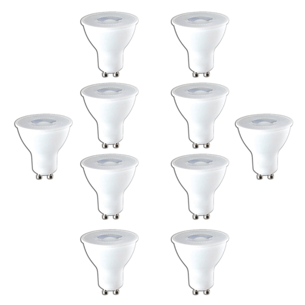 PACK 10 AMP LED MR16 REFL 7W3K