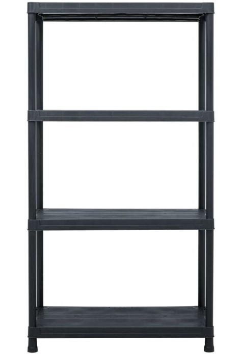 RAYONNAGE EN PLASTIQUE POIDS MAX 20KG/ETAGERE 4 ETAGES