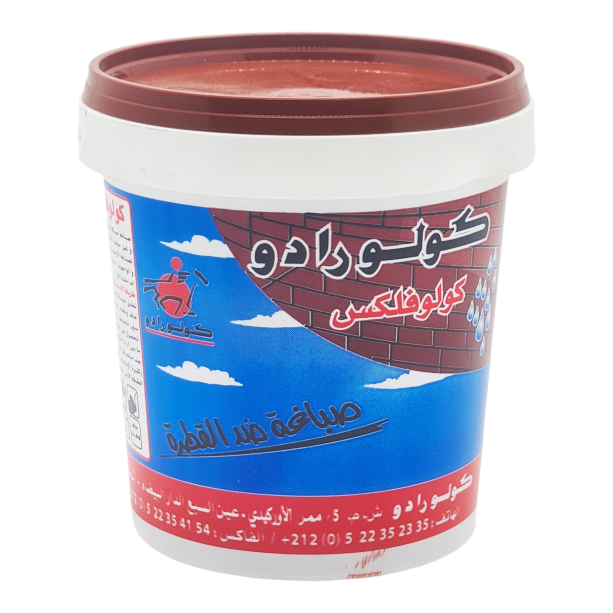 COLOFLEX ROUGE BRIQUE 1 kg