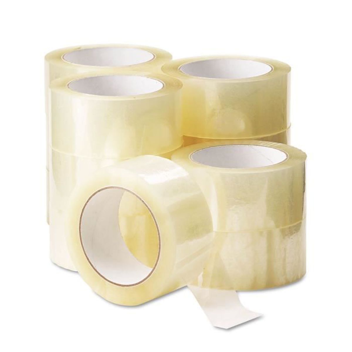 RUBANS ADHESIF TRANSPARENT 50MM*40 6 PIECES